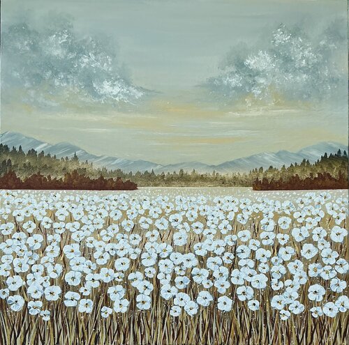 „Rural Scene"#9 by Guranda Spillmann, Painting for Sale on Select
