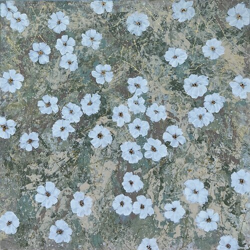 „La Poésie des Fleurs “ by Guranda Spillmann, Painting for Sale on Select