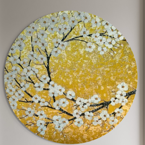 „Awakening" by Guranda Spillmann, Painting for Sale on Select
