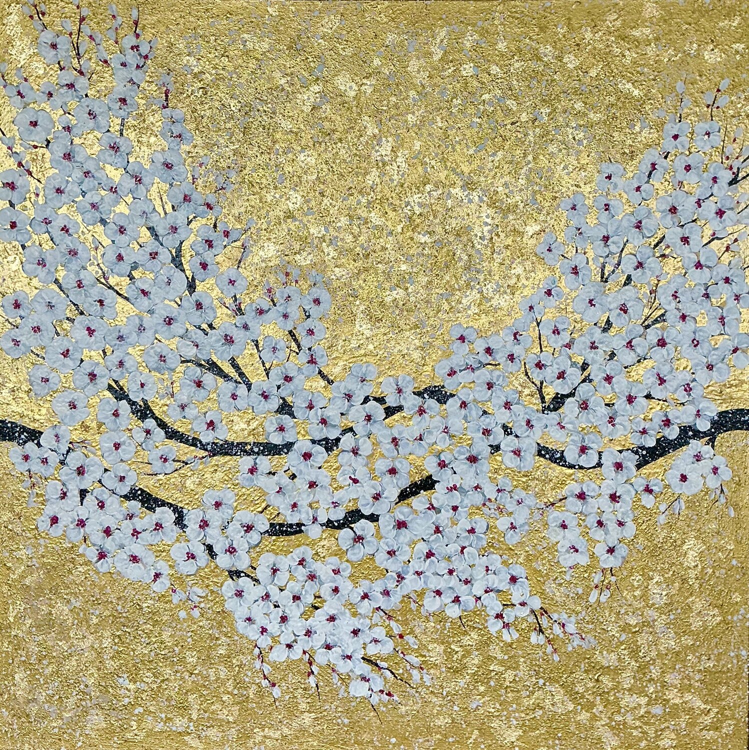 „Sakura Japanese” Guranda Spillmann Original painting for sale
