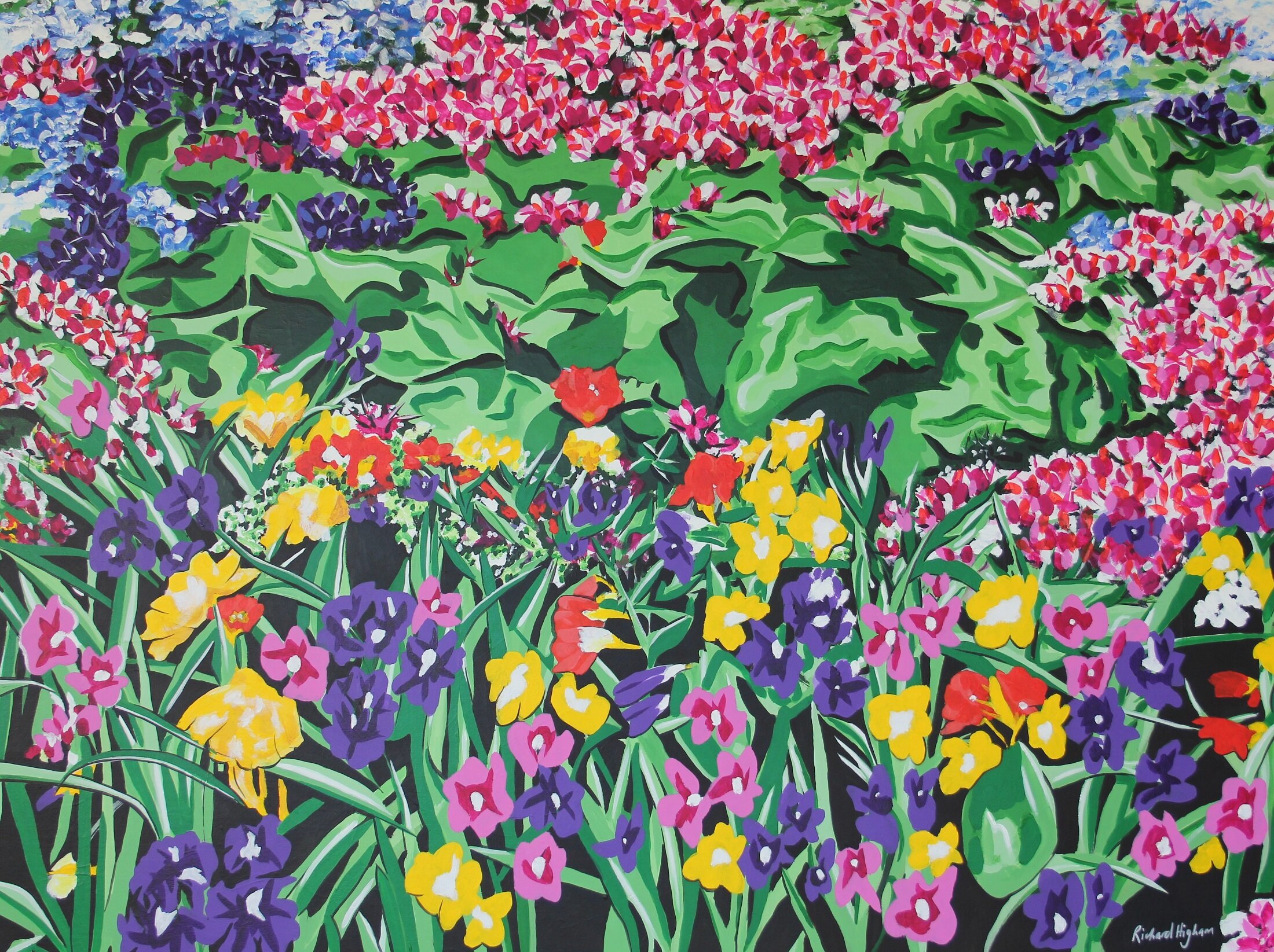 Spring flower bed 2