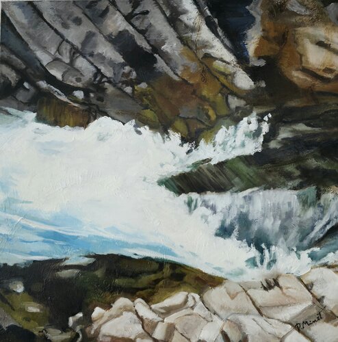 Wasser - Energie des Lebens IV by PETRA MINET, Painting for Sale on Select