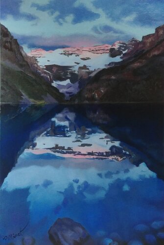 Lake Louise by PETRA MINET, Painting for Sale on Select