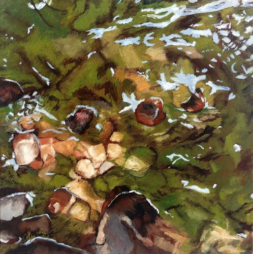 Der Himmel im Wasser by PETRA MINET, Painting for Sale on Select