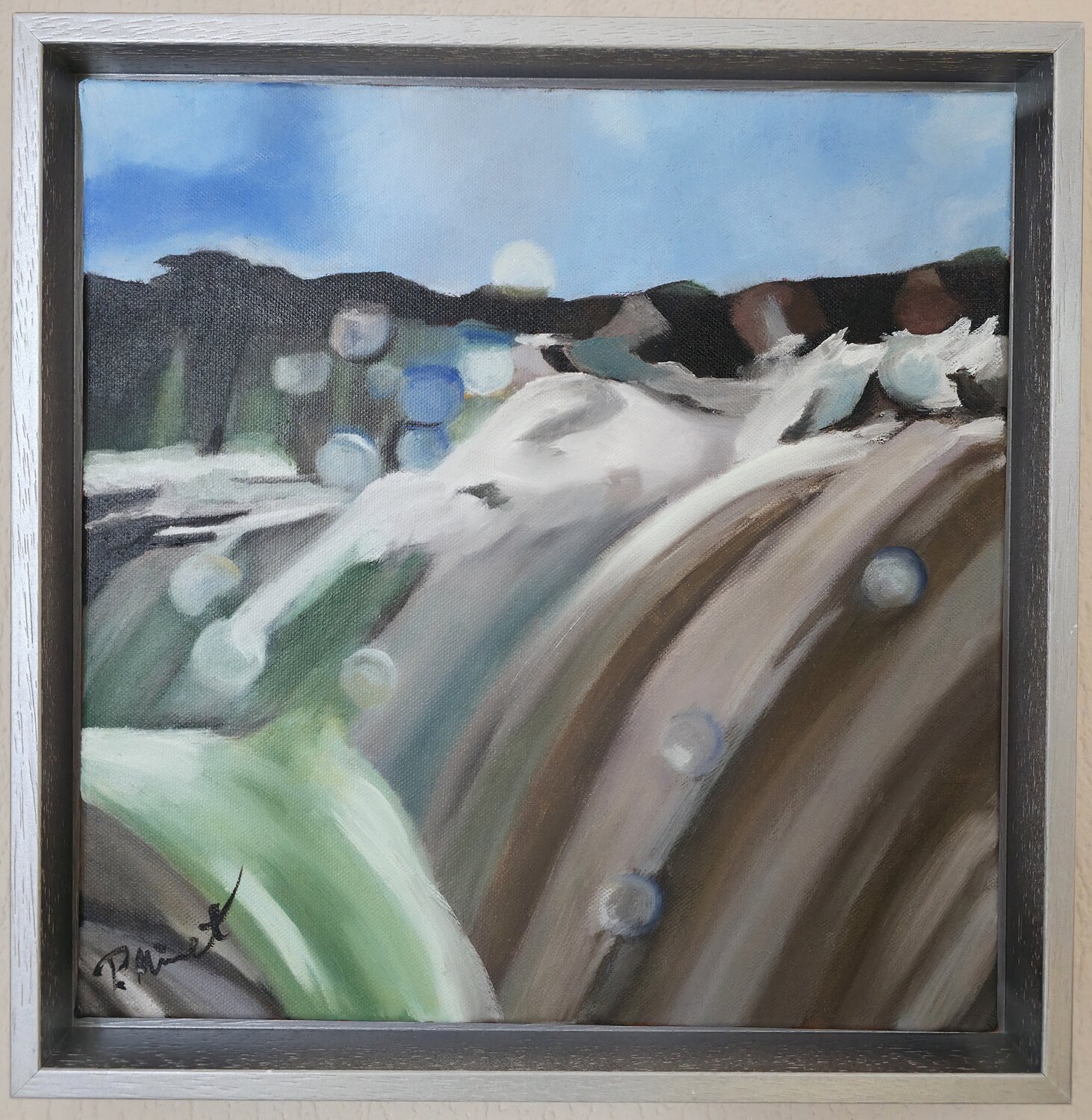 Wasser - Energie des Lebens Ib PETRA MINET Original painting for sale