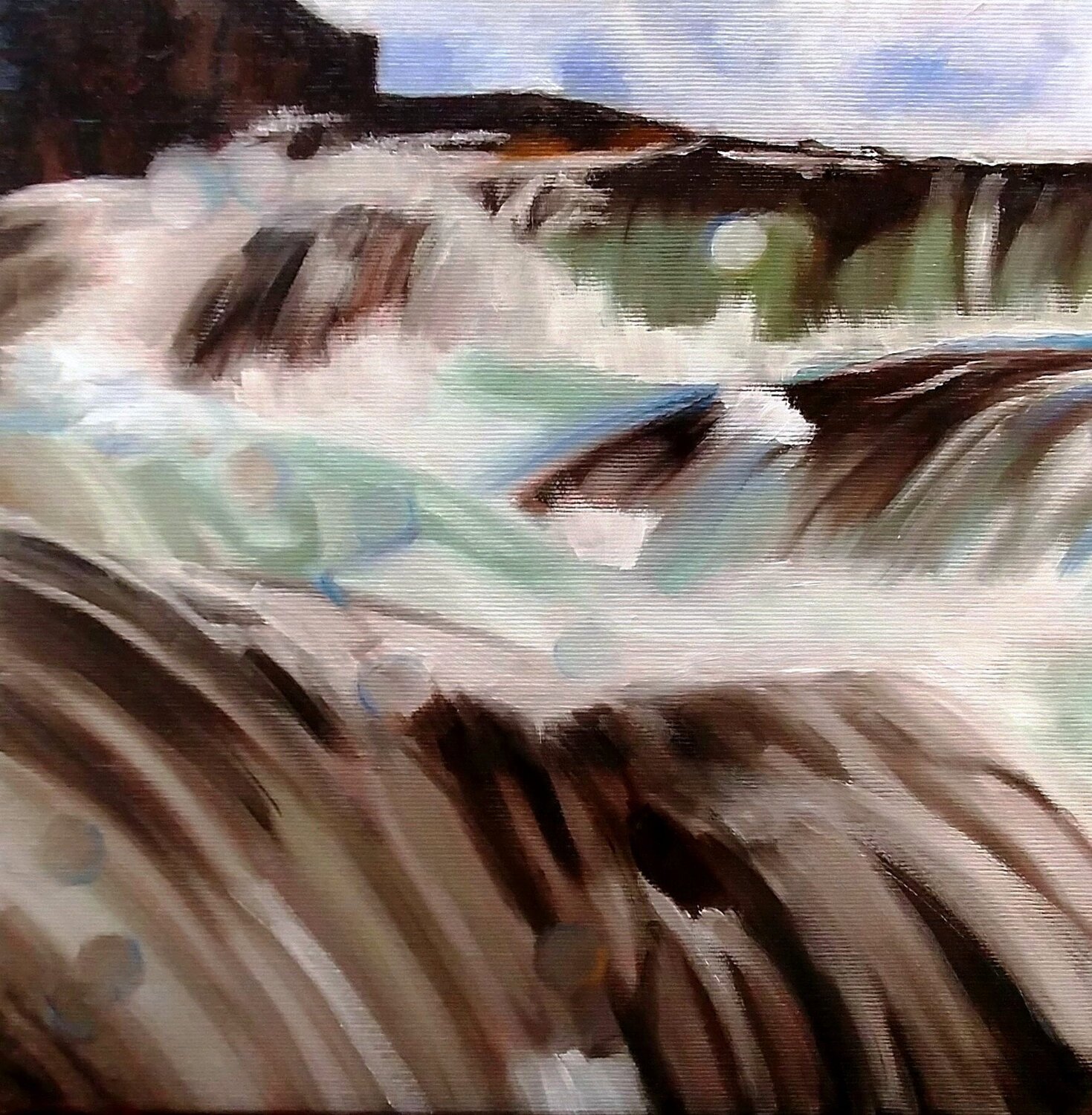 Wasser - Energie des Lebens Ia PETRA MINET Original painting for sale