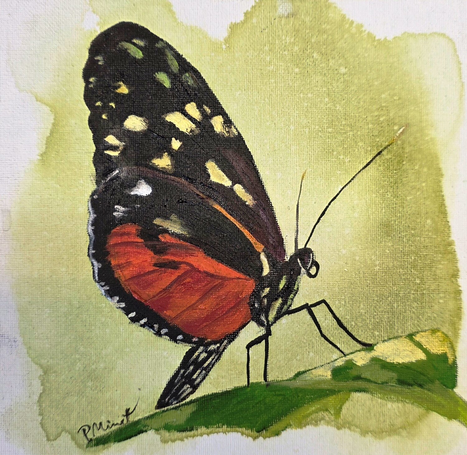Transformation I PETRA MINET Original painting for sale