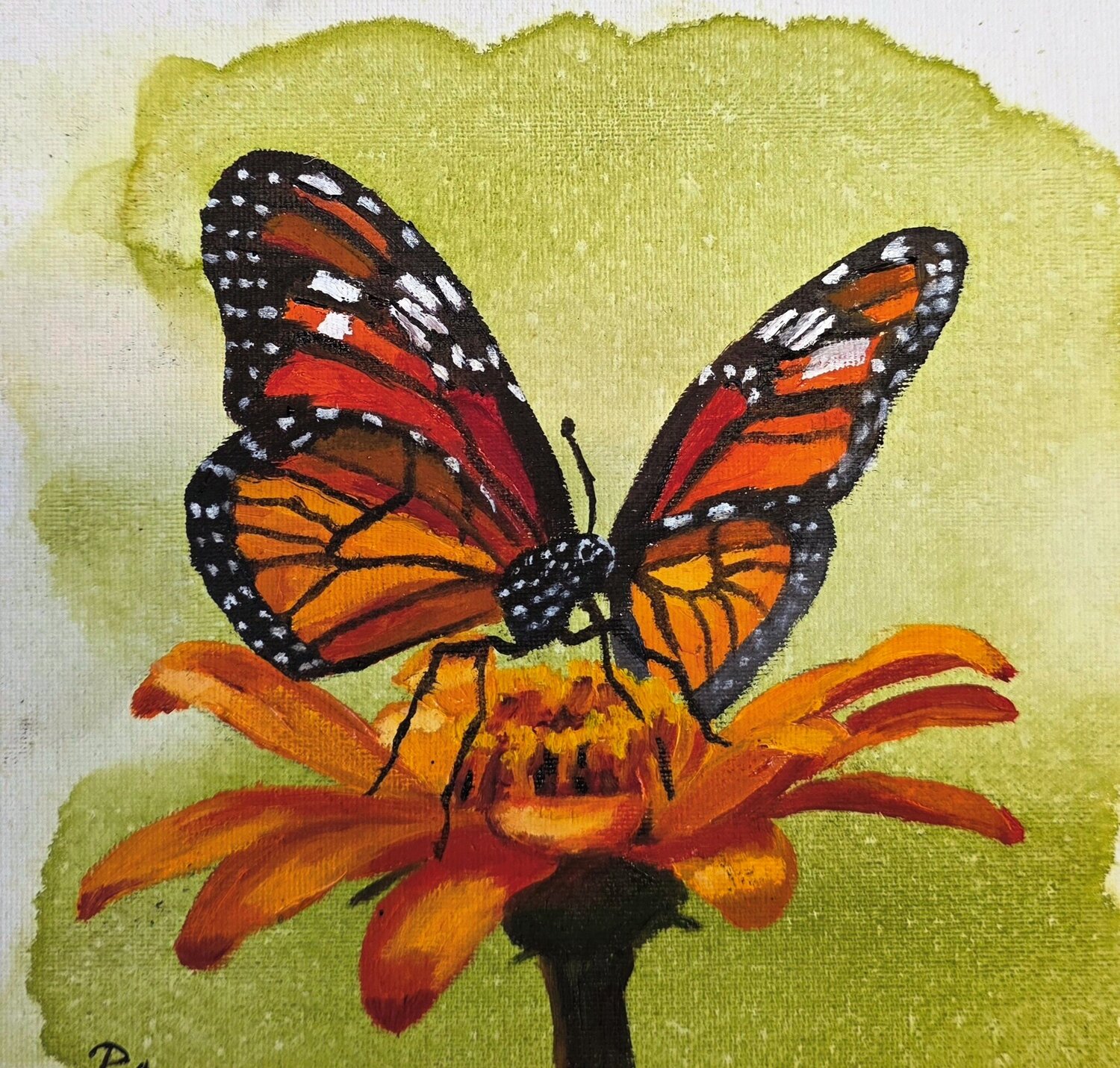 Transformation III PETRA MINET Original painting for sale