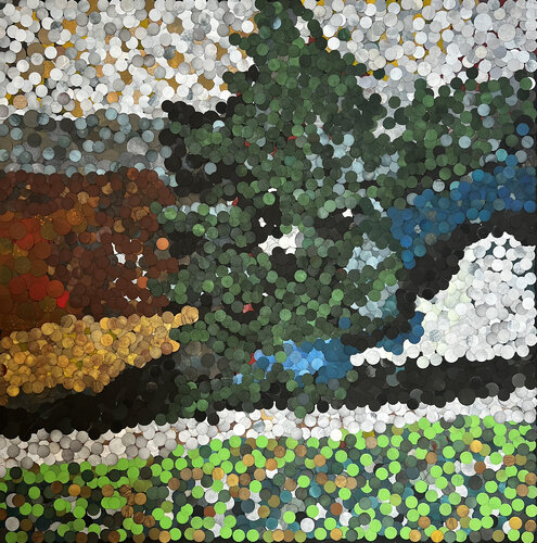 INNATURA, Sentiero by Oscar Baccilieri, Painting for Sale on Select