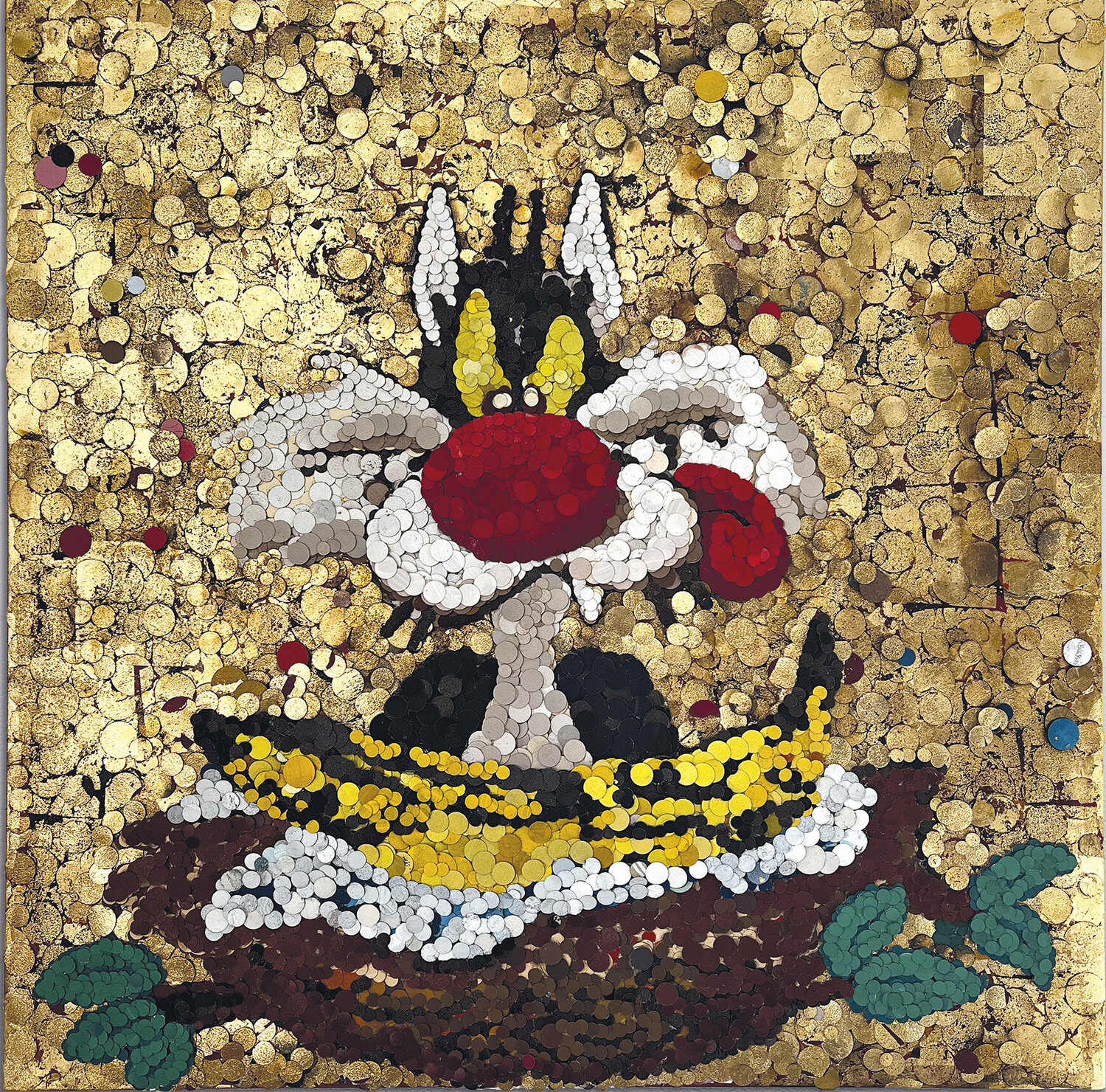 Ho, ho! Mi è semblato di vedele un gatto... Oscar Baccilieri Original painting for sale