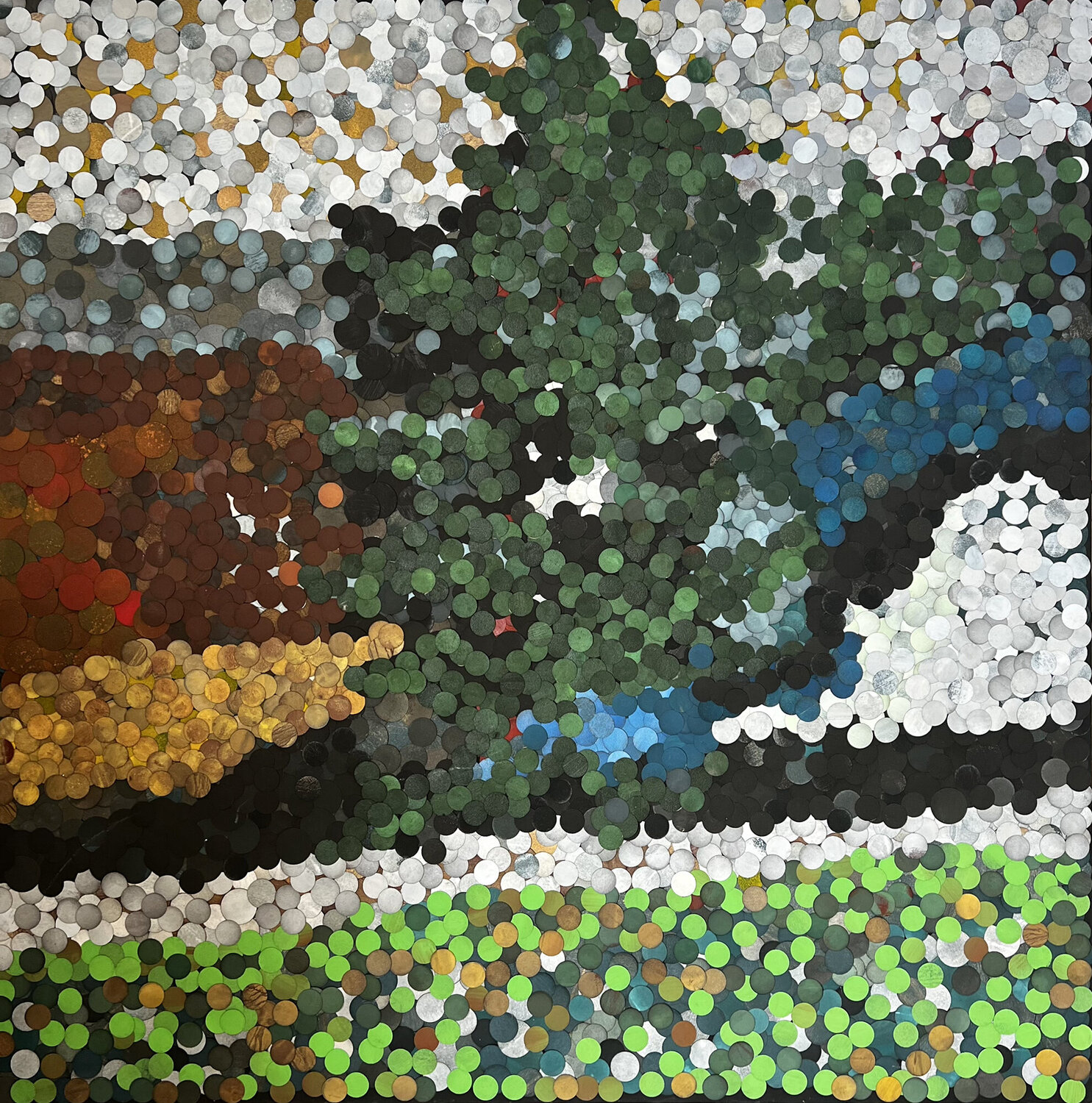 INNATURA, Sentiero Oscar Baccilieri Original painting for sale