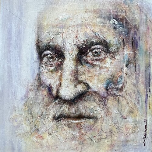 Crossing Silence by M Kara, Painting for Sale on Select
