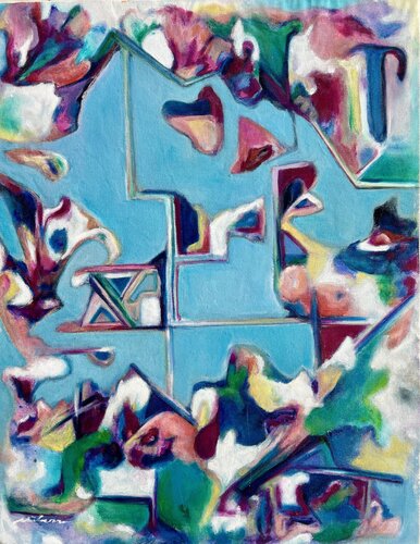 Interior Blueprint by M Kara, Painting for Sale on Select