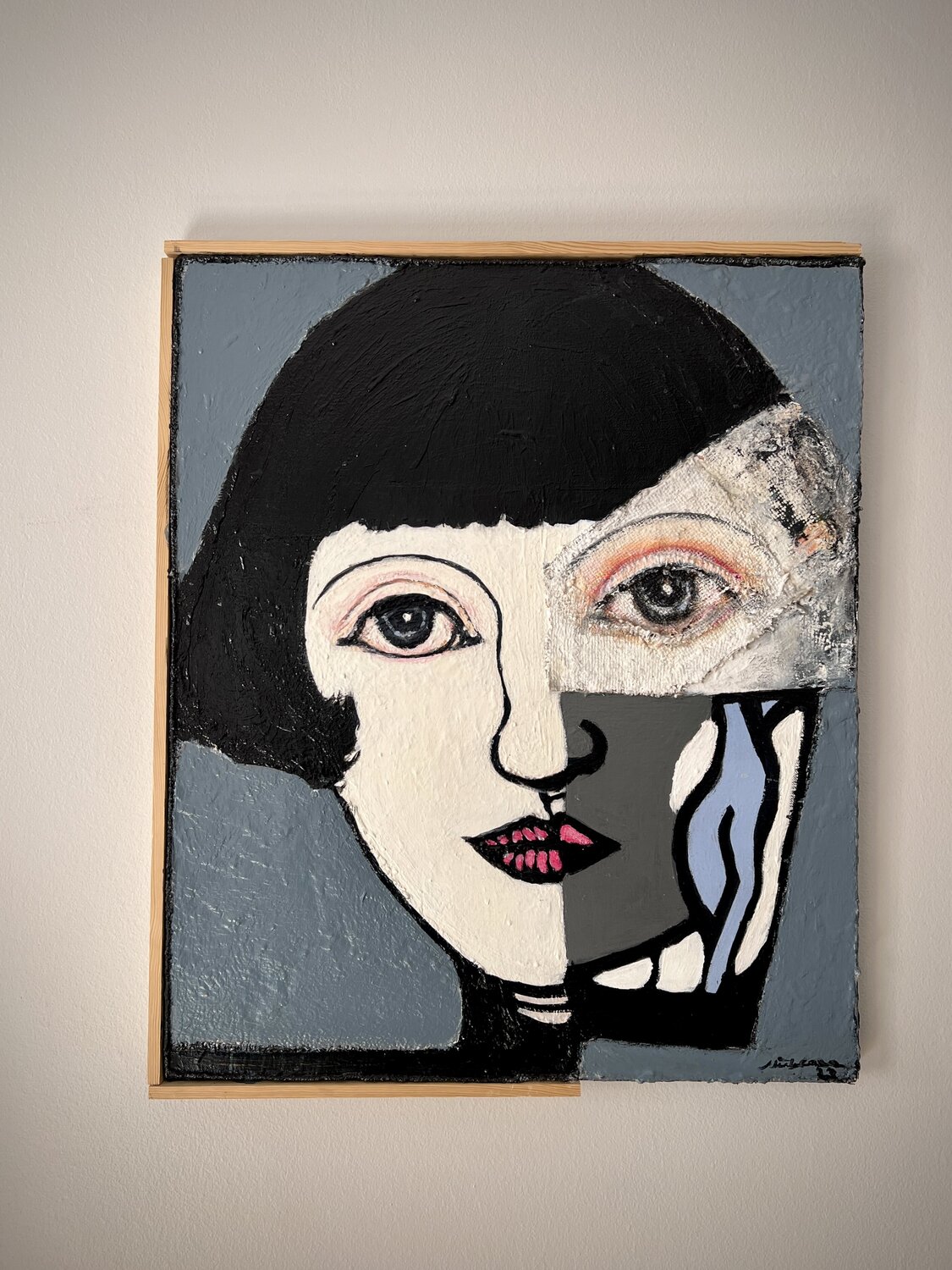 Inside (Symbolic Fragment ) M Kara Original painting for sale