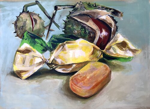 Süße Versuchung. Sweets 3. Herbst/autumn by Michael Rehr-Hoffmann, Painting for Sale on Select
