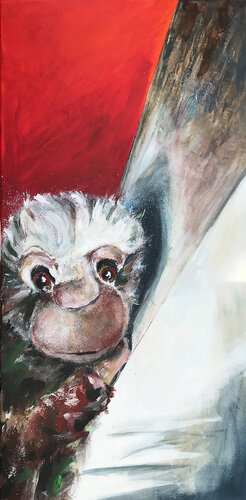 Affe No. 13 "Zugabe" by Michael Rehr-Hoffmann, Painting for Sale on Select