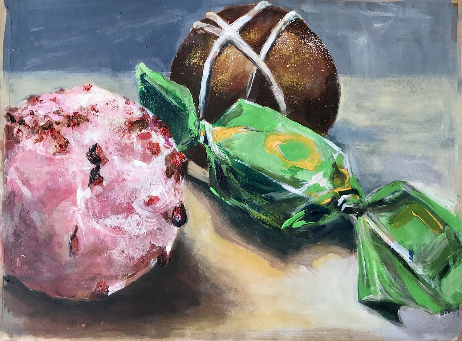 Süße Versuchung. Sweets 1. Michael Rehr-Hoffmann Original painting for sale