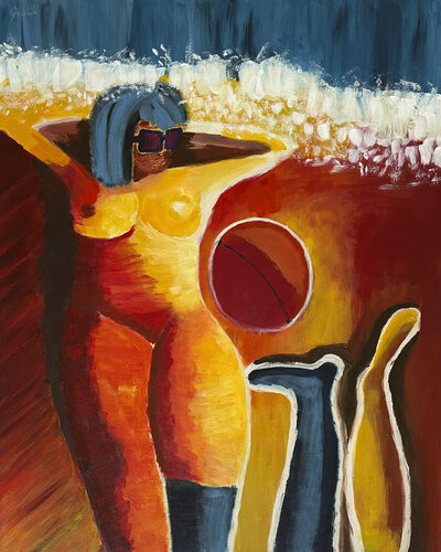 one Monday morning by Wojtek Gawlik, Painting for Sale on Select