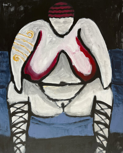 Venus from Sega di Ala on the couch by Wojtek Gawlik, Painting for Sale on Select