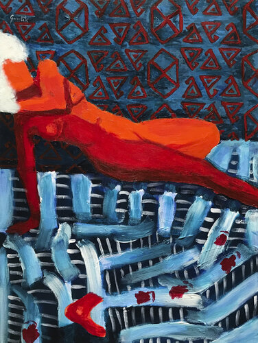 moja lewa stopa (my left foot) by Wojtek Gawlik, Painting for Sale on Select