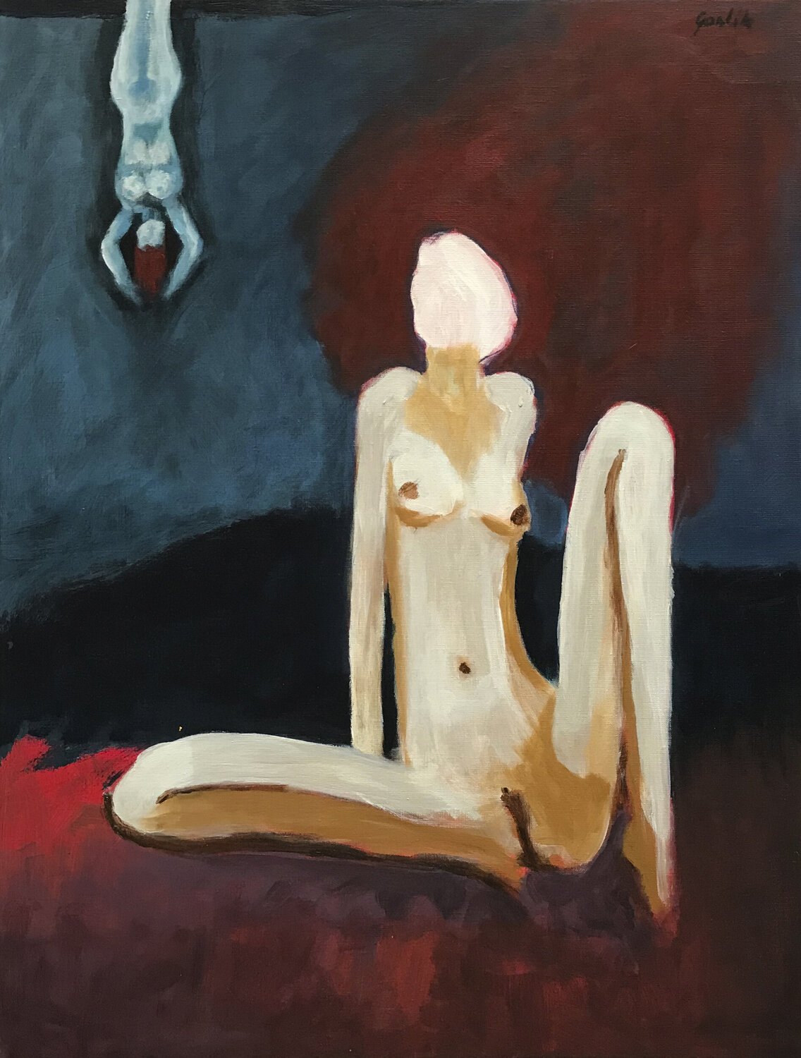 Duchess of Burgund Wojtek Gawlik Original painting for sale