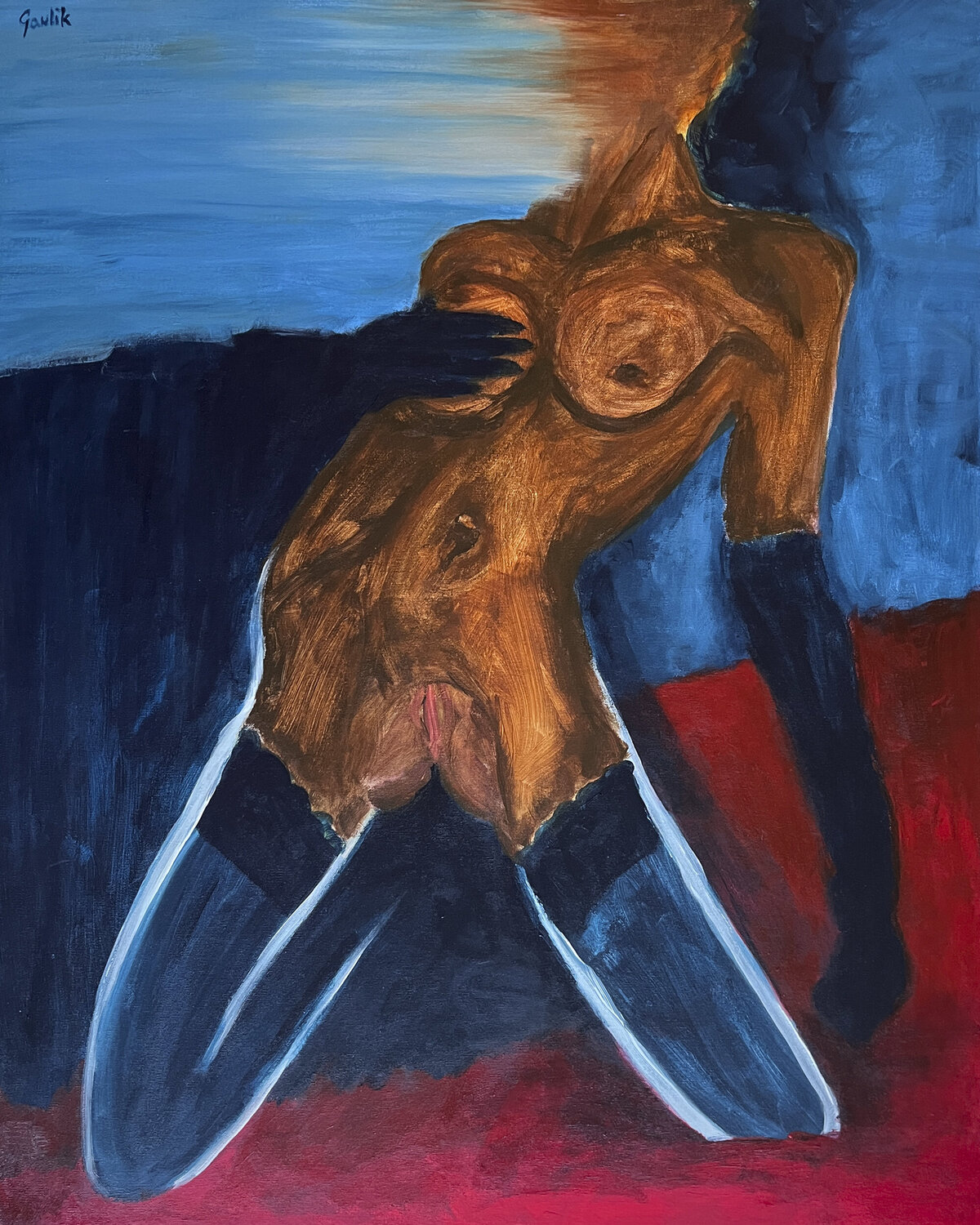 April Wojtek Gawlik Original painting for sale