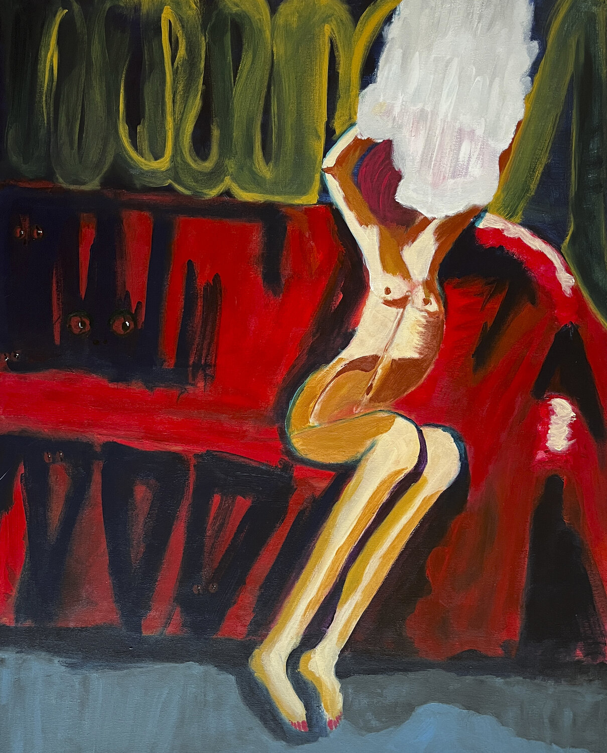 Spadam (I'm falling over) Wojtek Gawlik Original painting for sale
