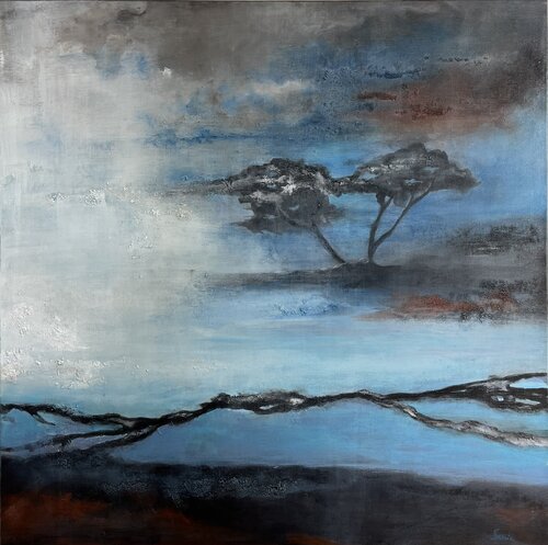 Quando finisce la nebbia inizia il ricordo by Sascia, Painting for Sale on Select