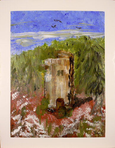Verfallener Leuchtturm (KM 0012) by Esberg, Painting for Sale on Select