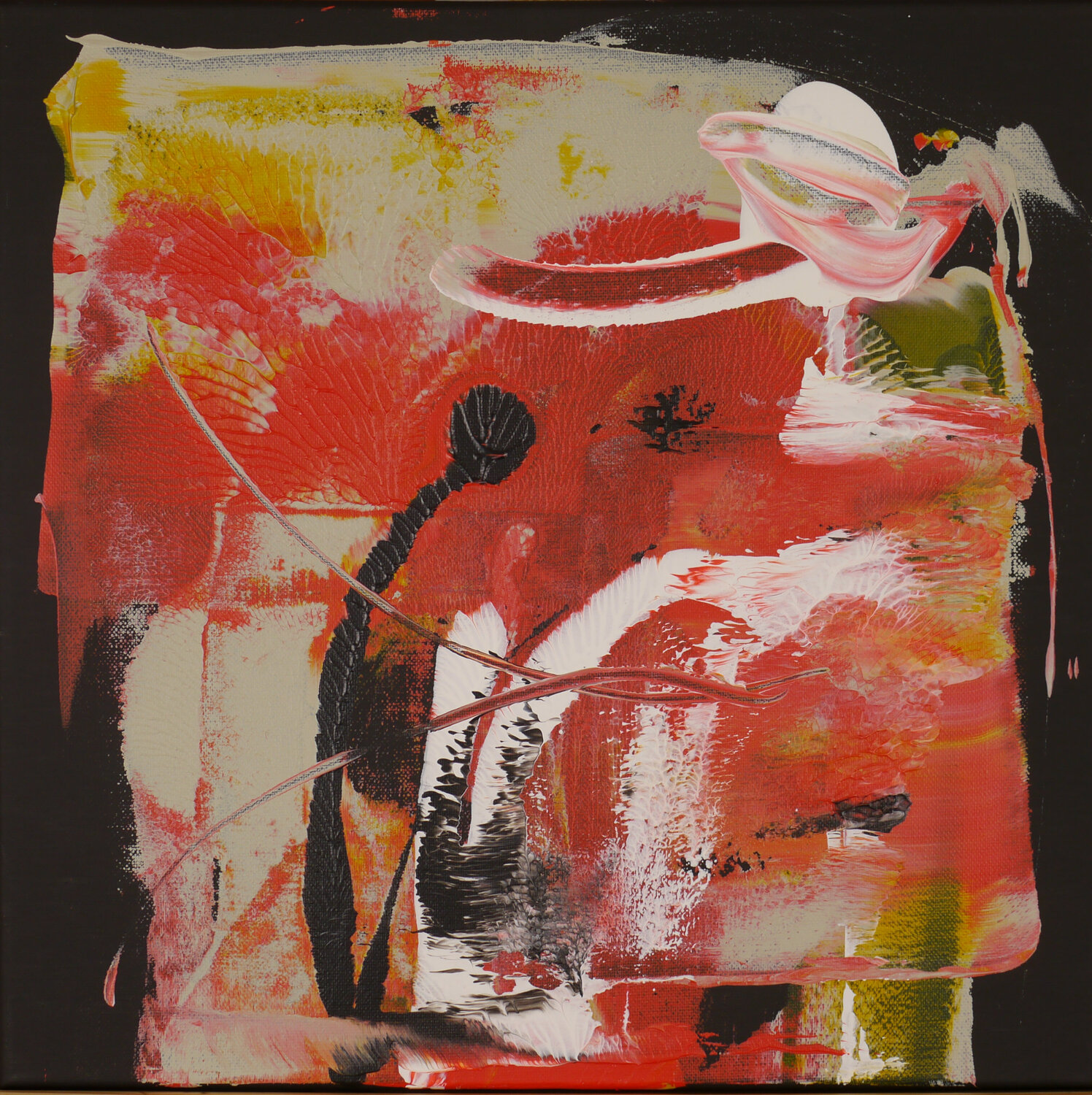 Studie 0054 Nr. 2 (schwarz) AK 0055 Esberg Original painting for sale