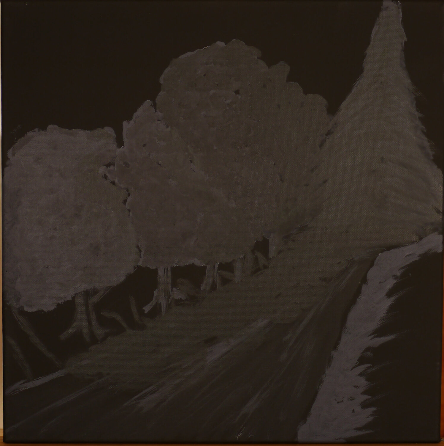Weg bei Nacht (KK 0045) Esberg Original painting for sale