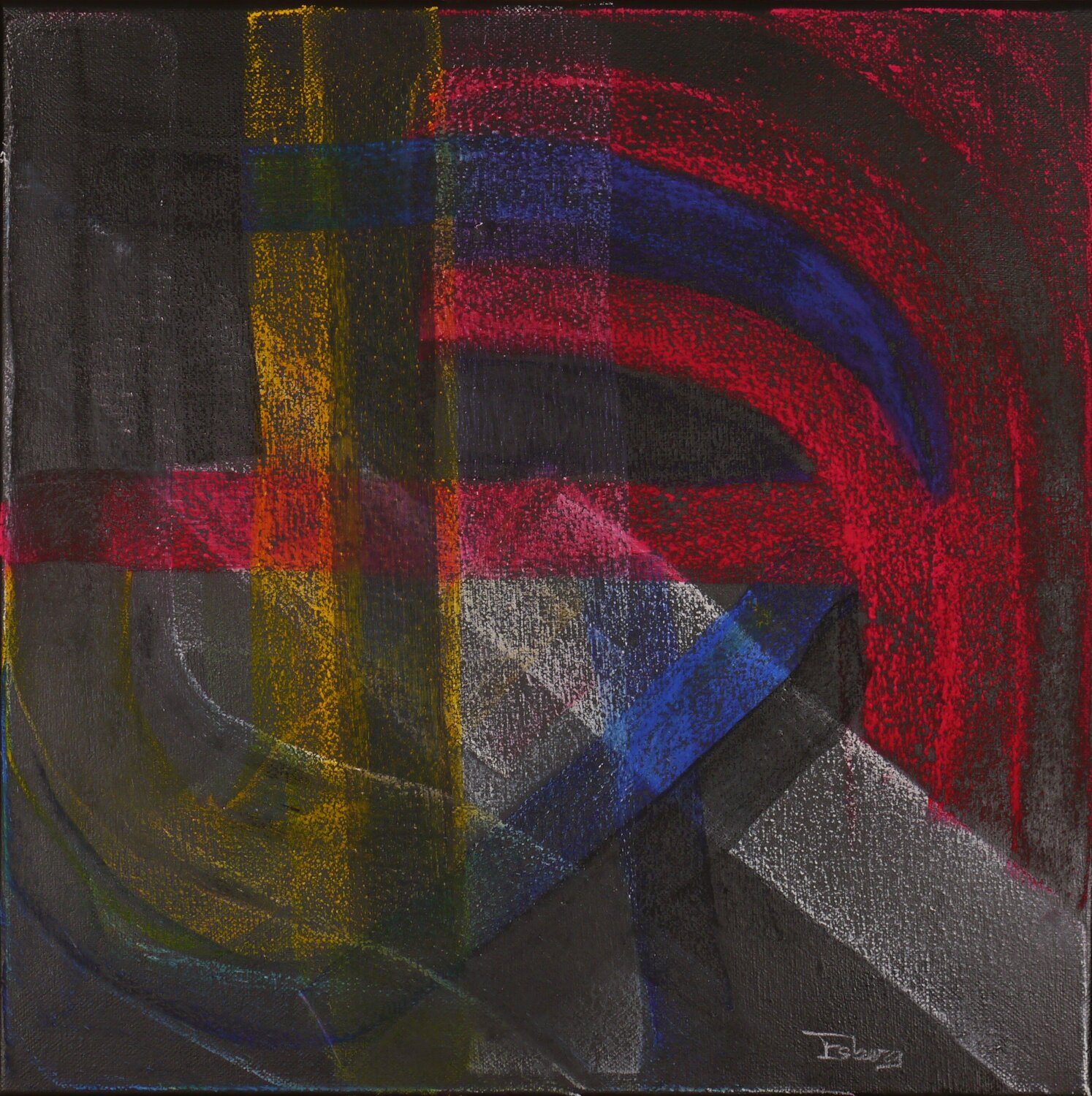 AK 0064 (Im Inneren des Berges) Esberg Original painting for sale