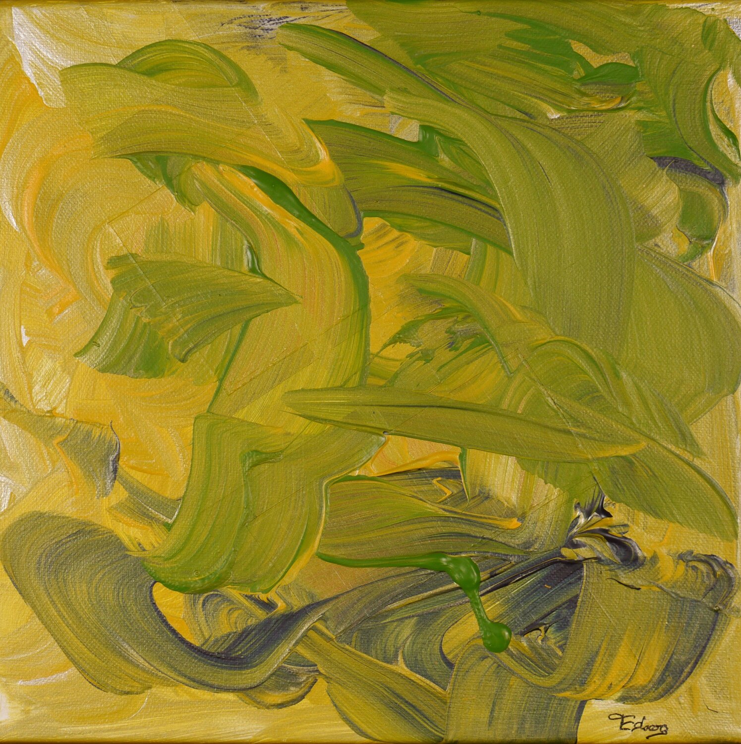 AK 0068 (Grüne Kreaturen) Esberg Original painting for sale