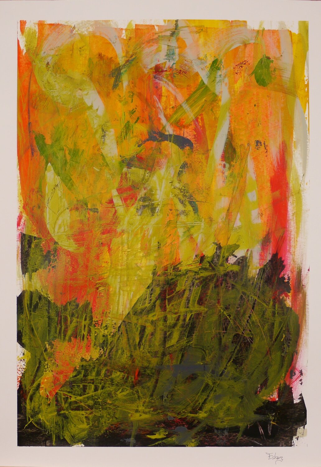 AM 0035, o.T. Esberg Original painting for sale