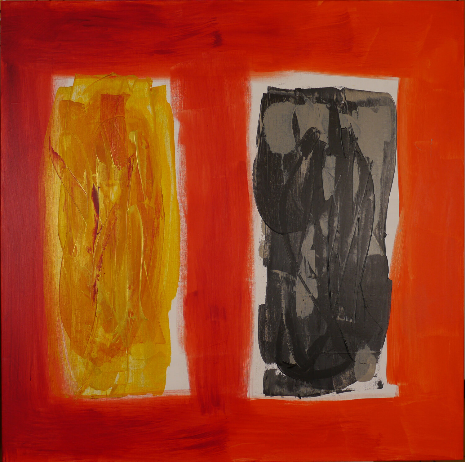 SchwarzRotGold III (AK 0072) Esberg Original painting for sale