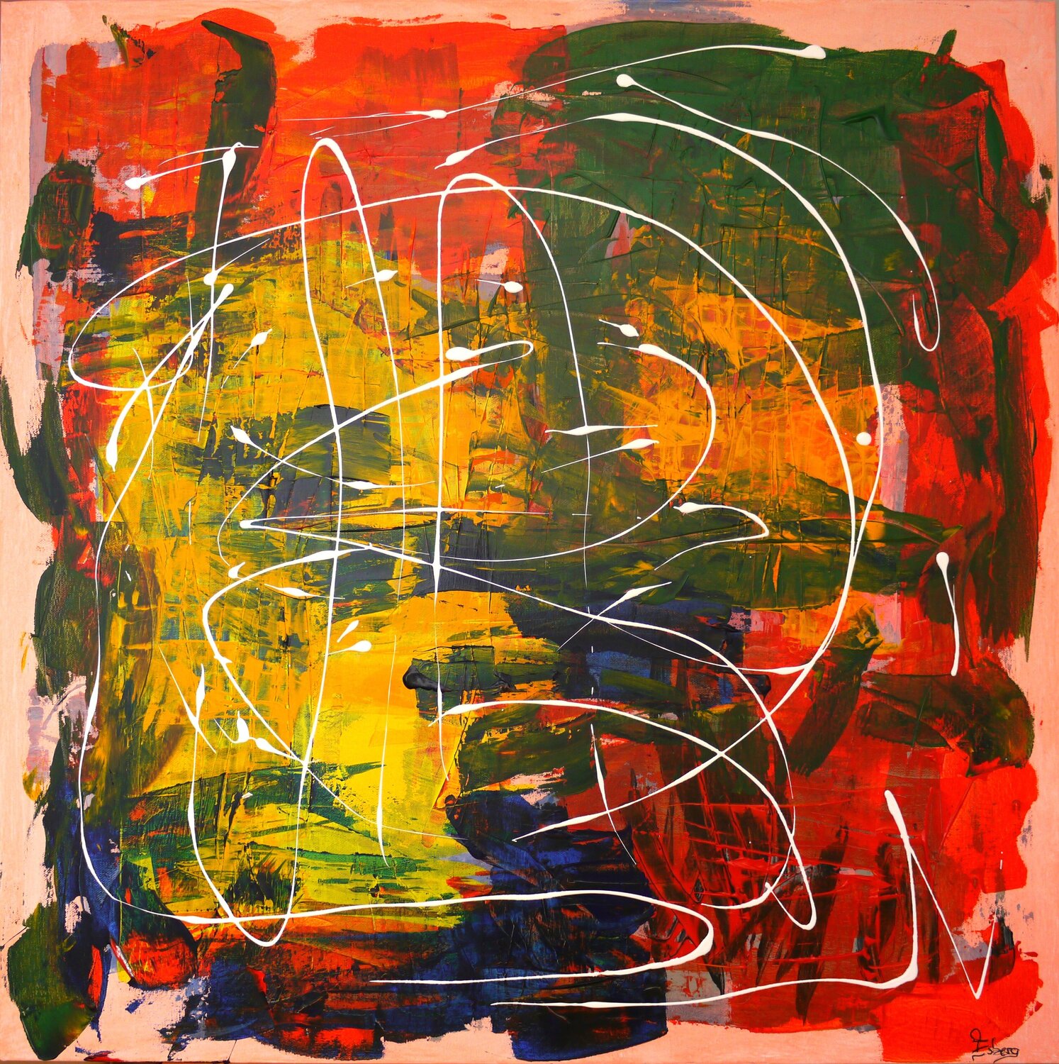 ohne Titel (AK 0082) Esberg Original painting for sale