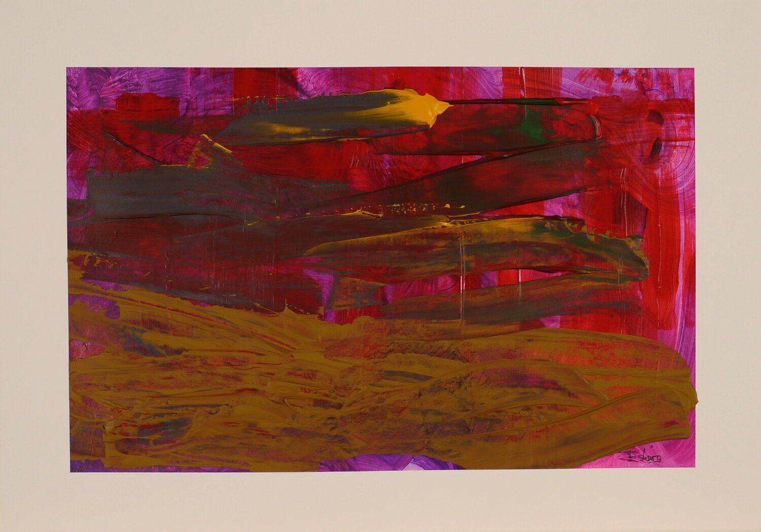 Komet (0043) Esberg Original painting for sale