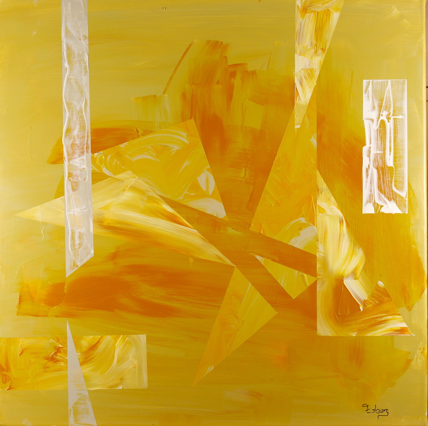 Verrückte Ordnung 1-3 Esberg Original painting for sale