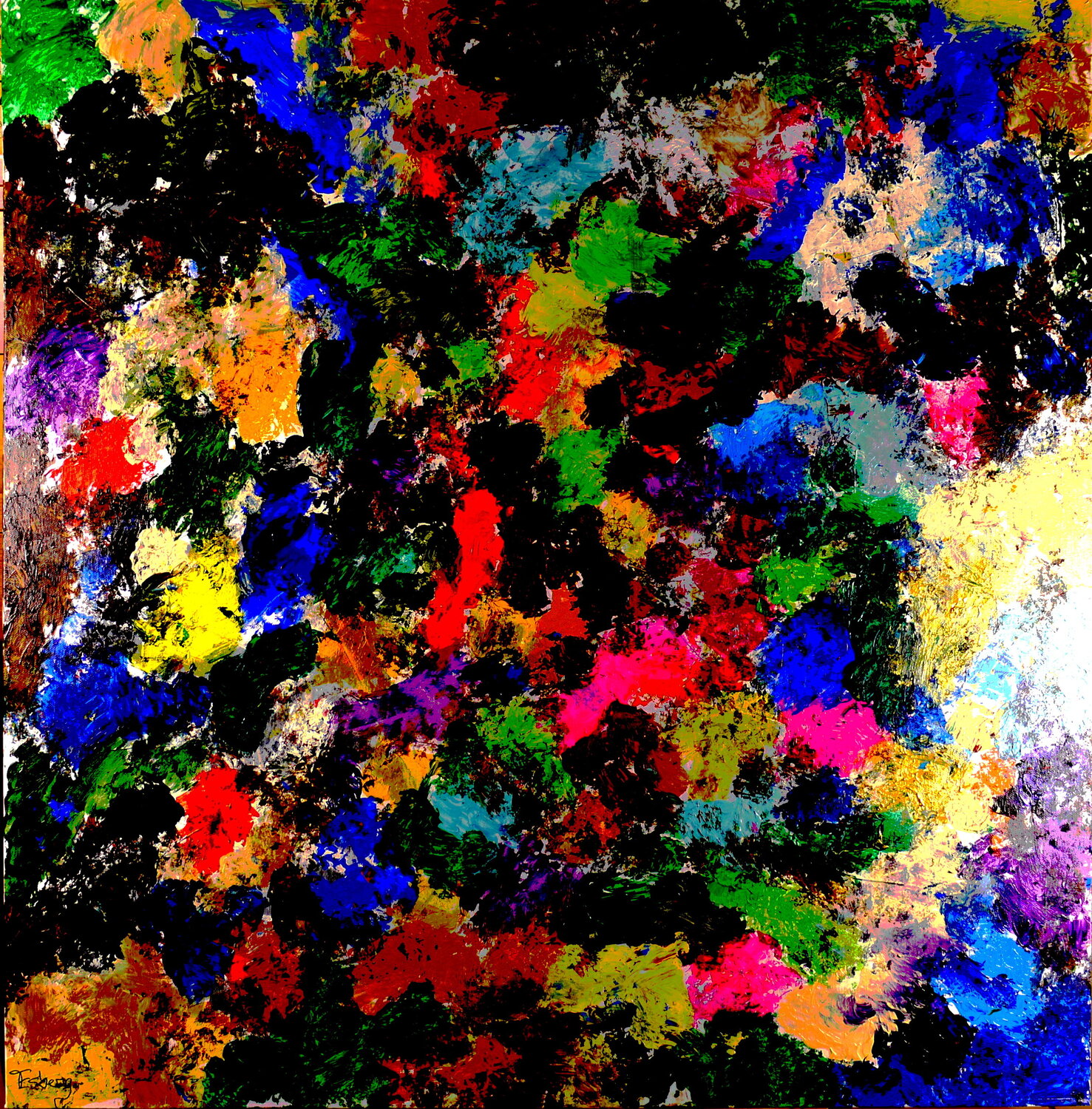 Dreißig Farben (AK 0095) Esberg Original painting for sale
