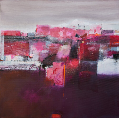 Das Flüstern des Vulkans by Birgit Theissen-Becker, Painting for Sale on Select