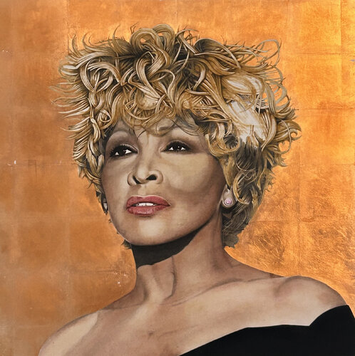 Tina Turner by Marc Häberlin, Painting for Sale on Select