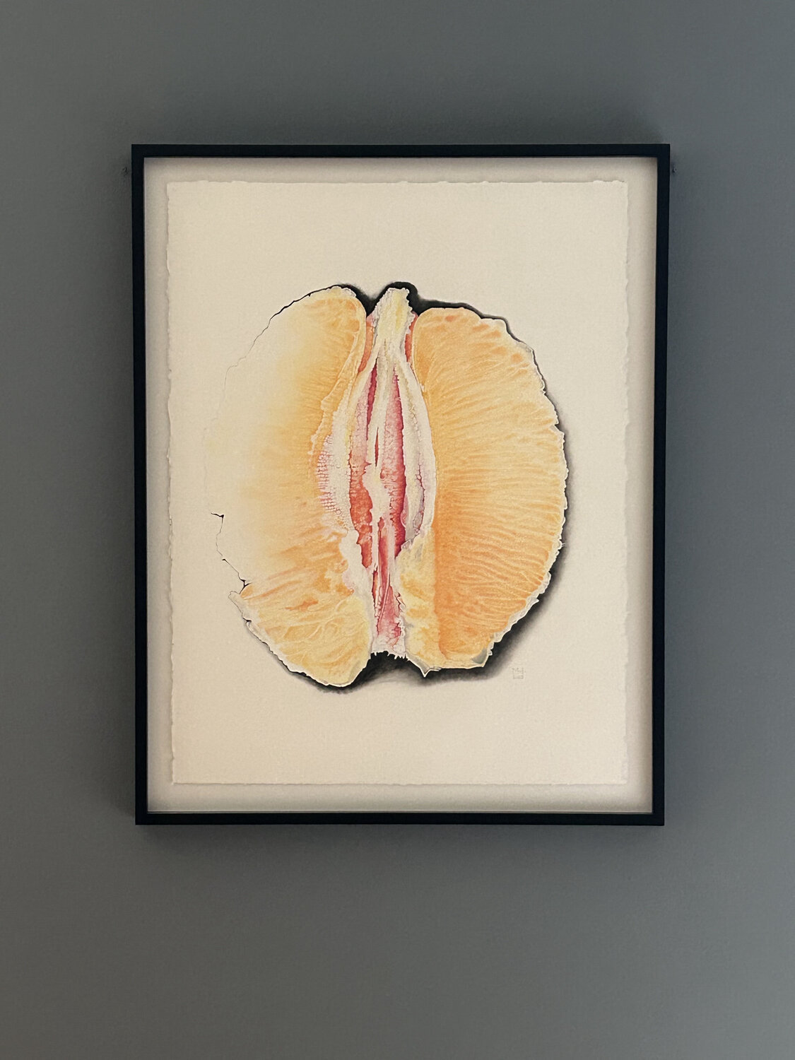 Orange Marc Häberlin Original painting for sale