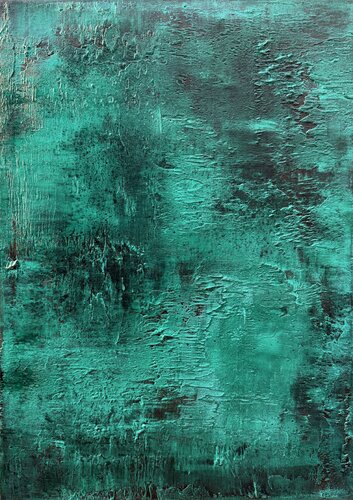 Emerald Silence by Viki Smoliar, Painting for Sale on Select