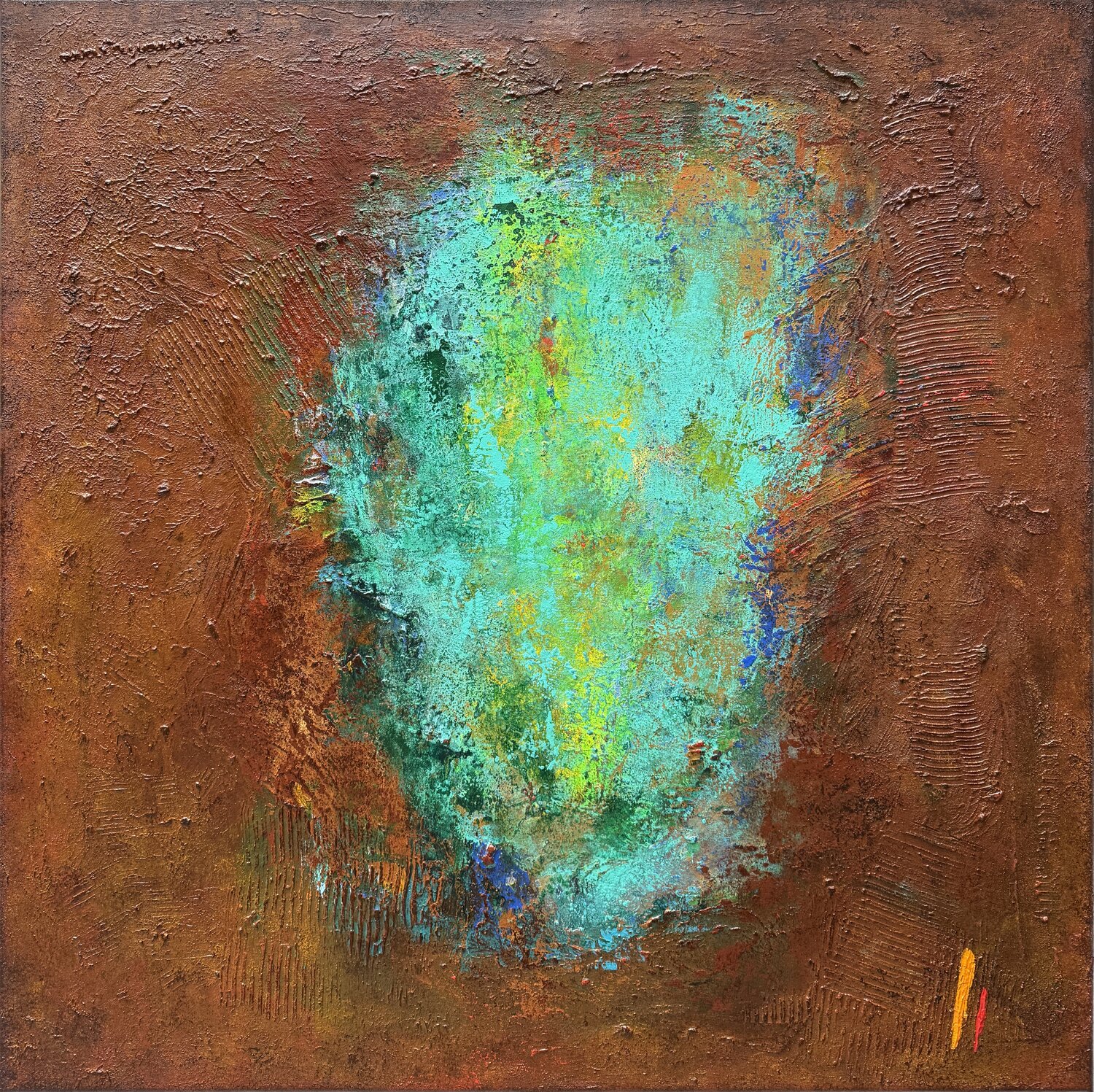 “Window into the Unknown” Viki Smoliar Original painting for sale