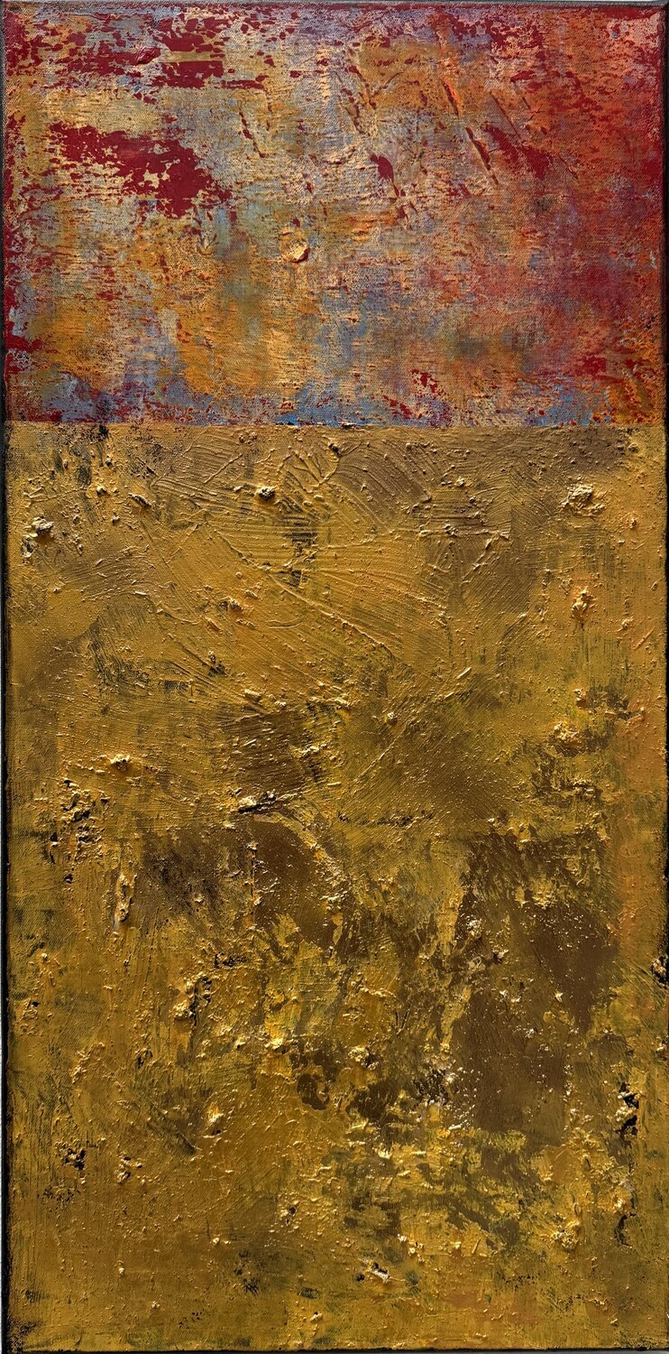“Echoes of Earth and Sunset” Viki Smoliar Original painting for sale