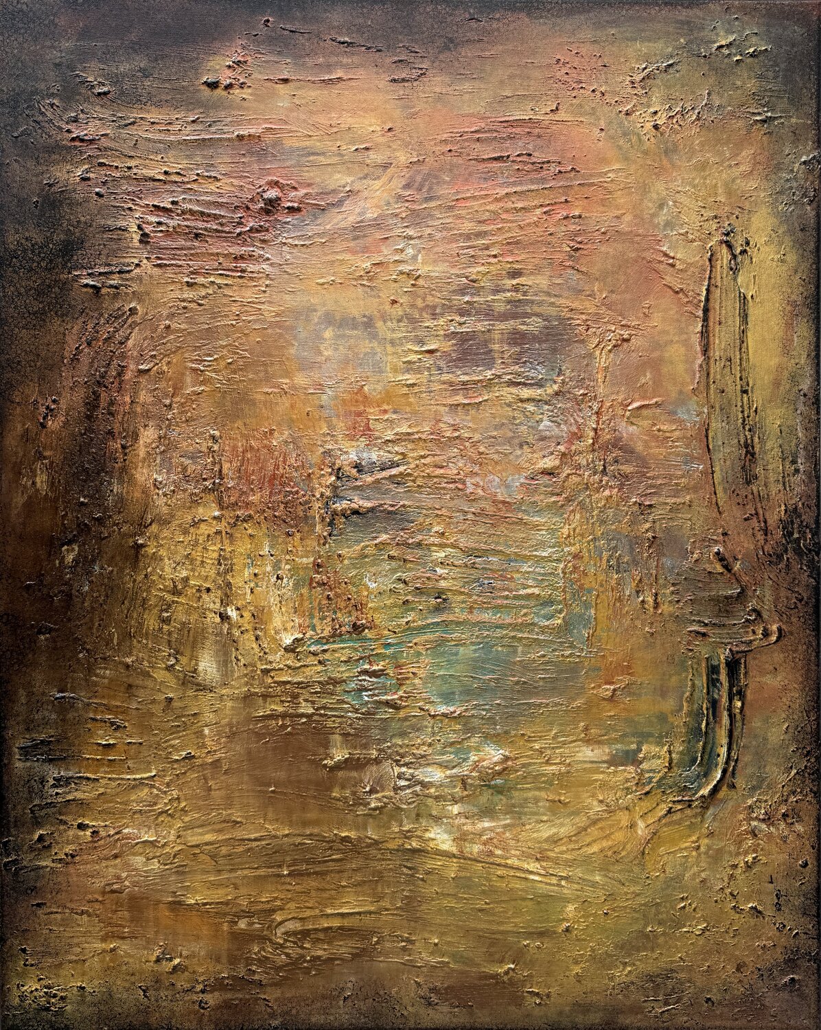 Burnt Earth Viki Smoliar Original painting for sale