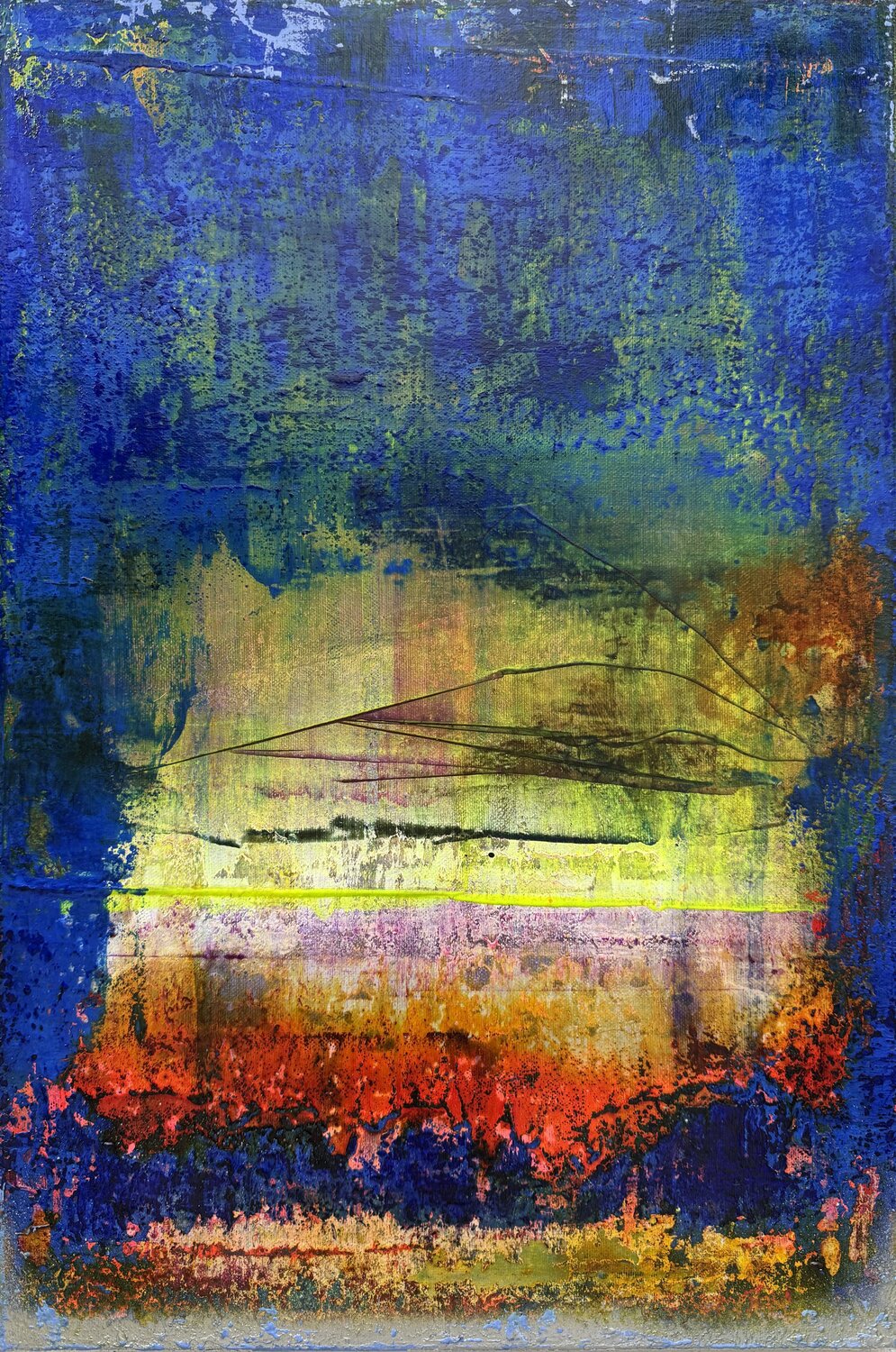 The Cry of Silence Viki Smoliar Original painting for sale