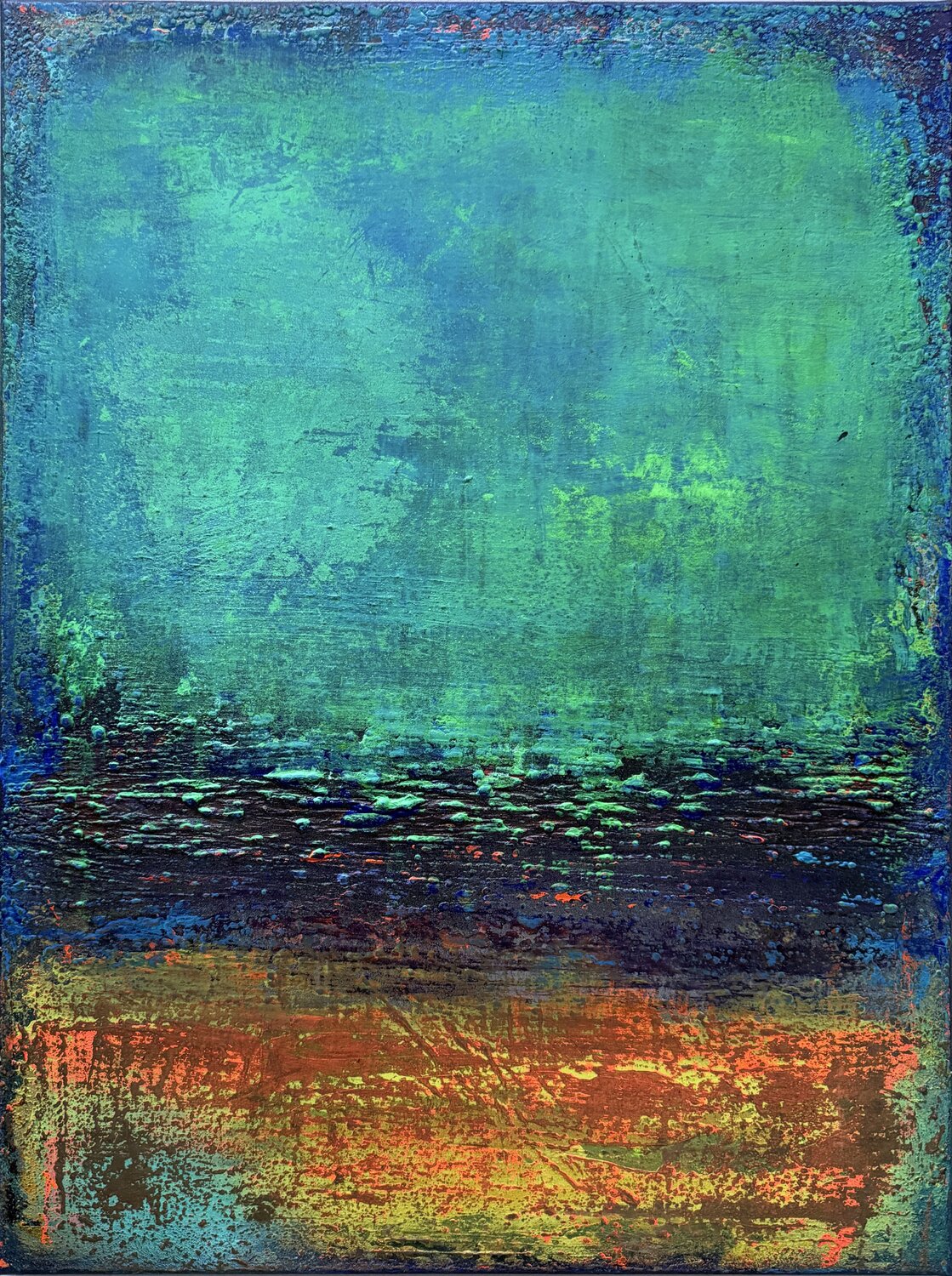 Deeper than the horizon Viki Smoliar Original painting for sale