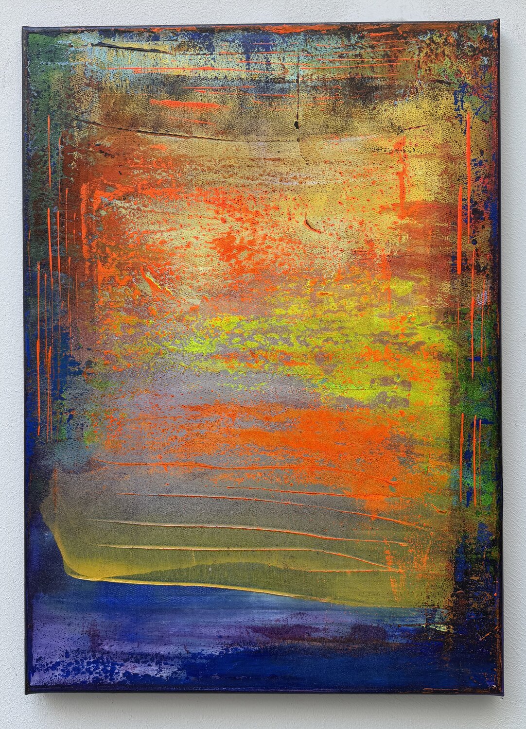 Living World Glow Viki Smoliar Original painting for sale