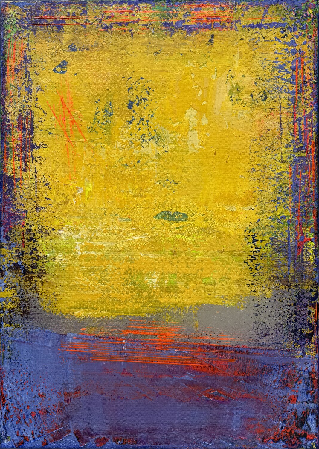 When the day burned out Viki Smoliar Original painting for sale
